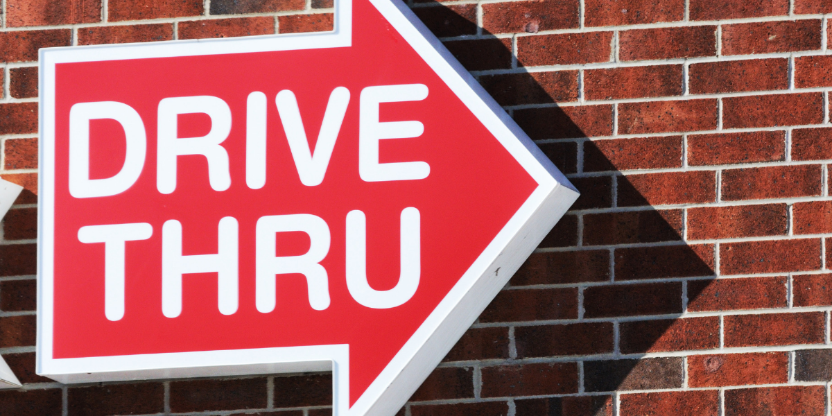 Using a mobile phone to pay at a drive thru is now legal in NSW